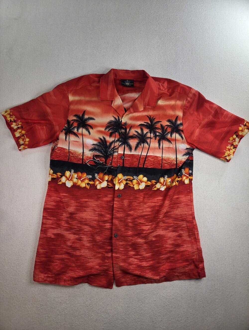 Royal Creations Made In Hawaii Aloha Shirt Large